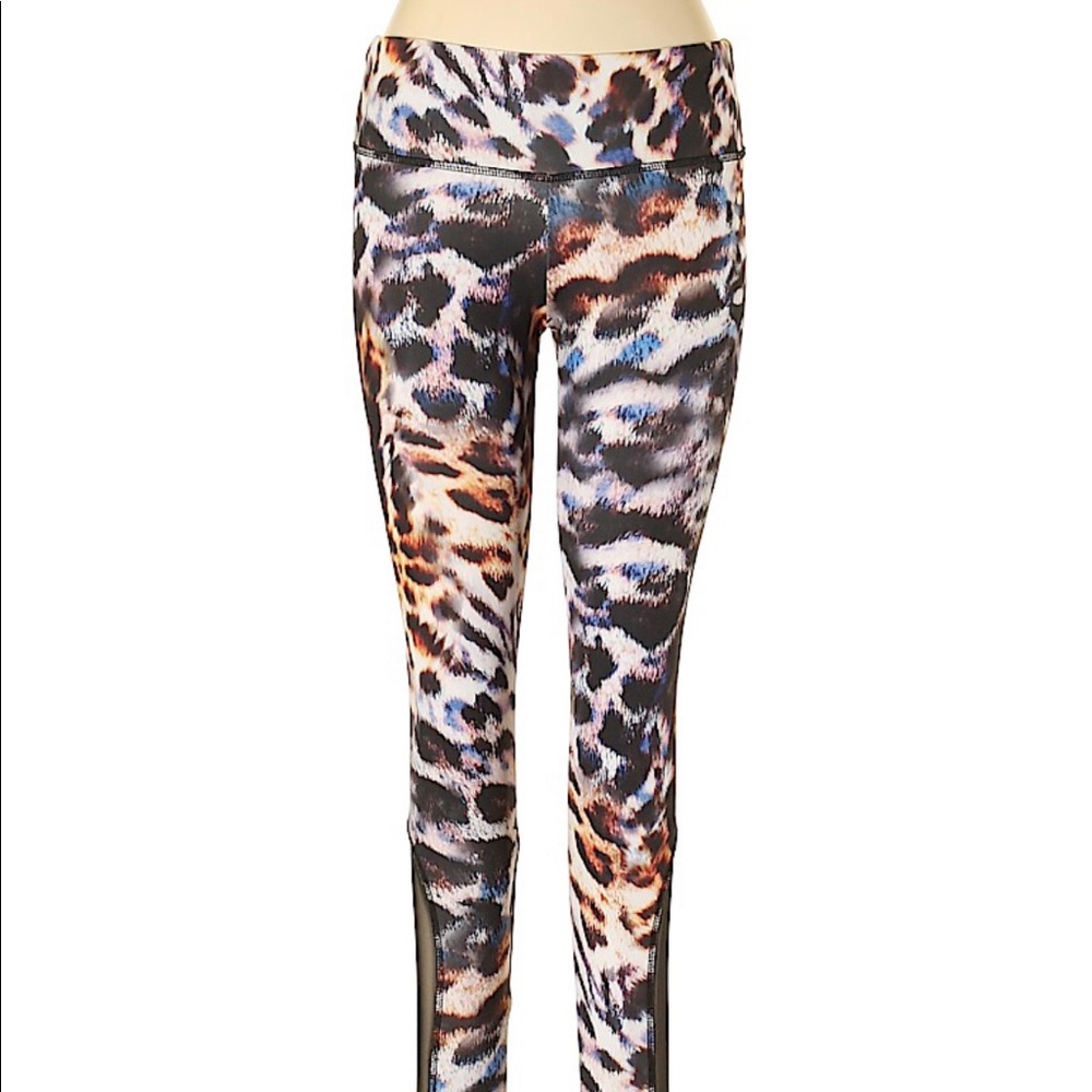 Flywheel cheetah pants with mesh bottom